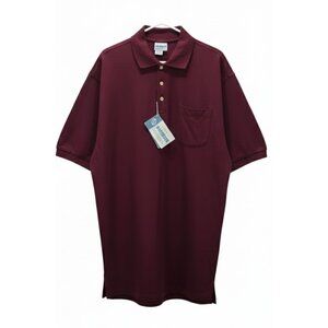 NWT Men’s Burgundy Golf Shirt – Size 3XL